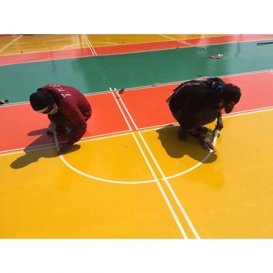 รับตีเส้นพื้นสนามกีฬา รับตีเส้นพื้นสนามกีฬา 